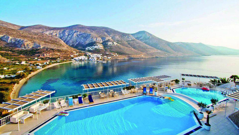 grčko ostrvo za porodični odmor - amorgos